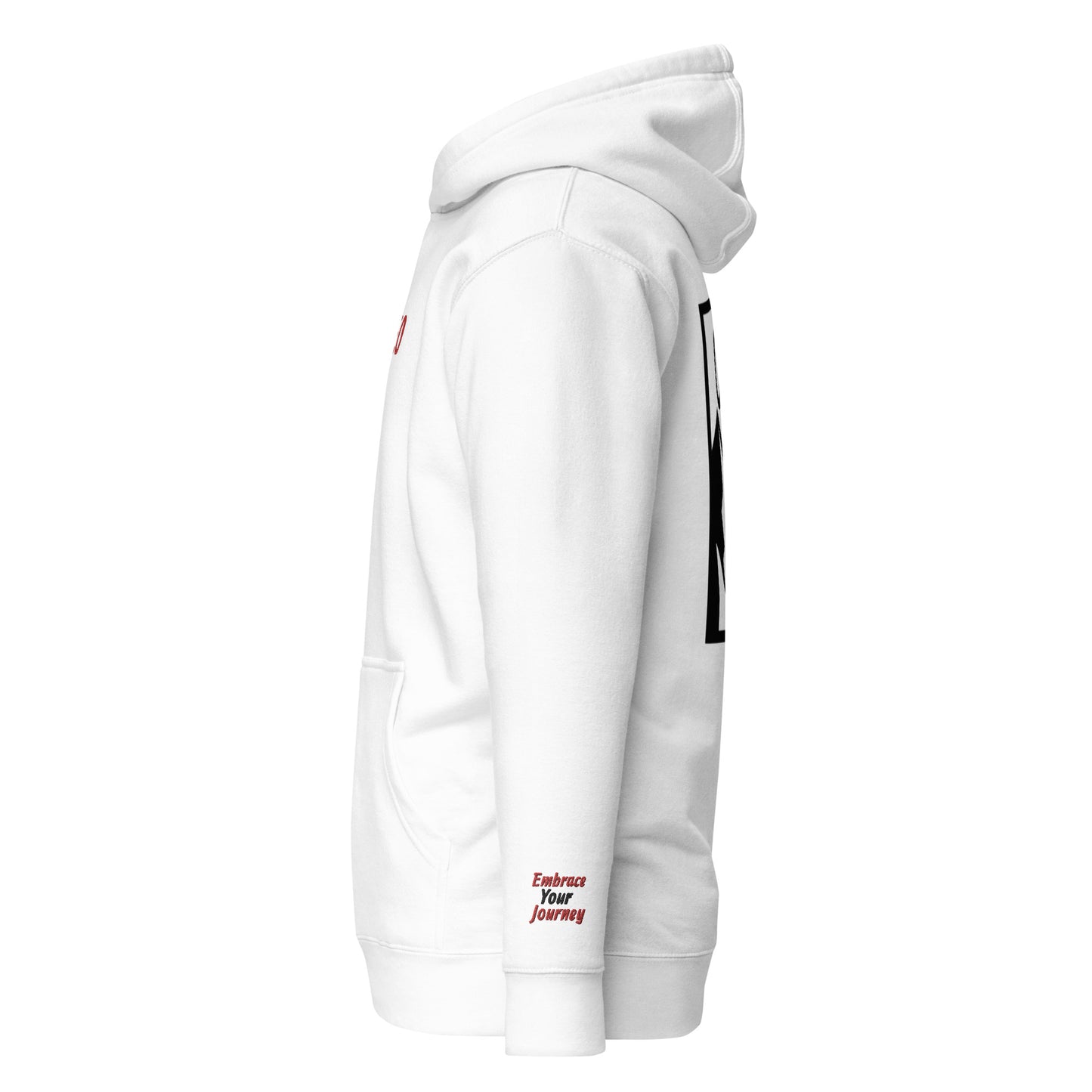 Ultimate White CEO Hoodie (Red Embroidery)